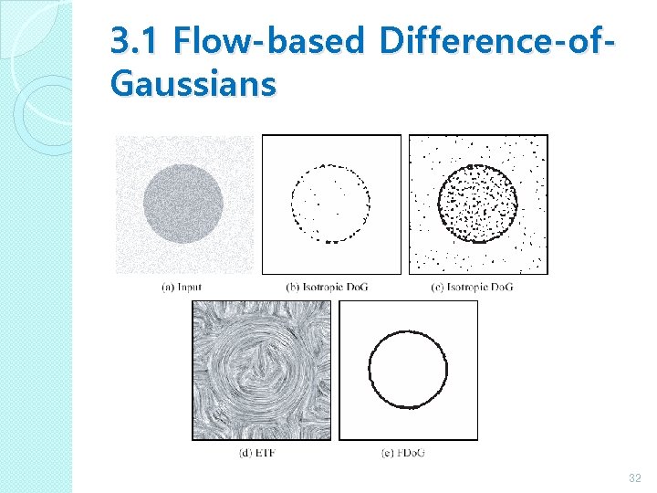 3. 1 Flow-based Difference-of. Gaussians 32 