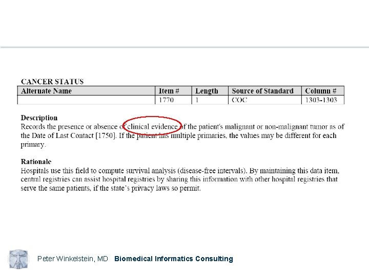 Peter Winkelstein, MD Biomedical Informatics Consulting 