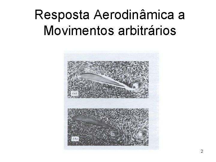 Resposta Aerodinâmica a Movimentos arbitrários 2 