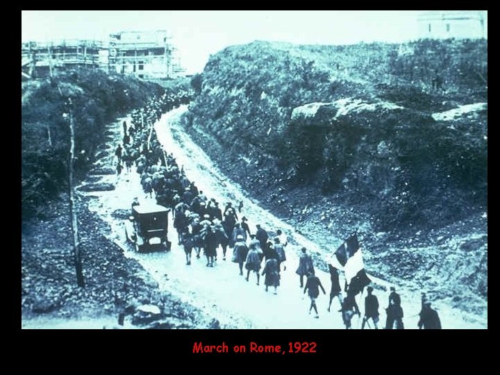 March on Rome, 1922 