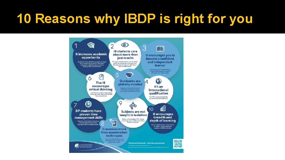 10 Reasons why IBDP is right for you 