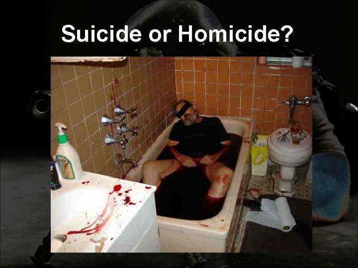 Suicide or Homicide? 