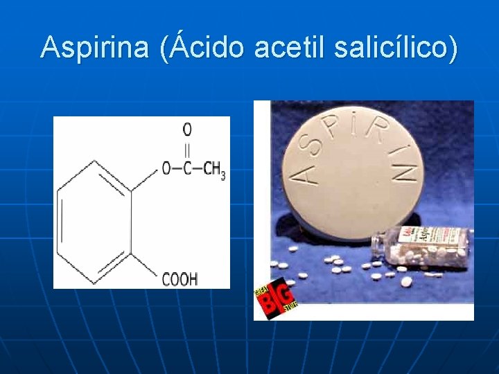 Aspirina (Ácido acetil salicílico) 