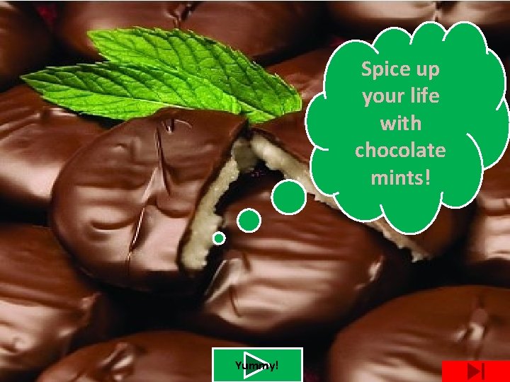 Spice up your life with chocolate mints! Yummy! 