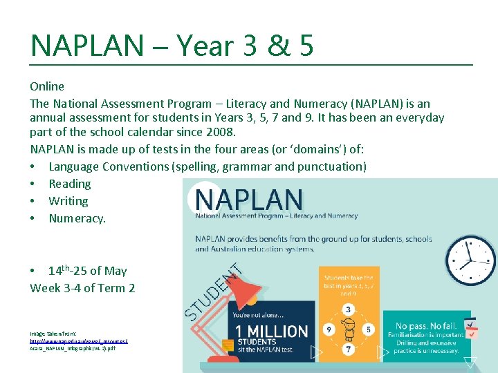 NAPLAN – Year 3 & 5 Online The National Assessment Program – Literacy and