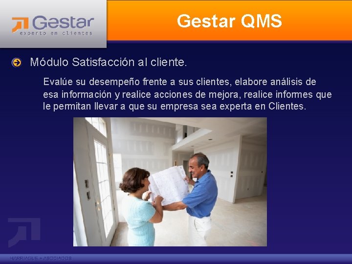 Gestar QMS Módulo Satisfacción al cliente. Evalúe su desempeño frente a sus clientes, elabore