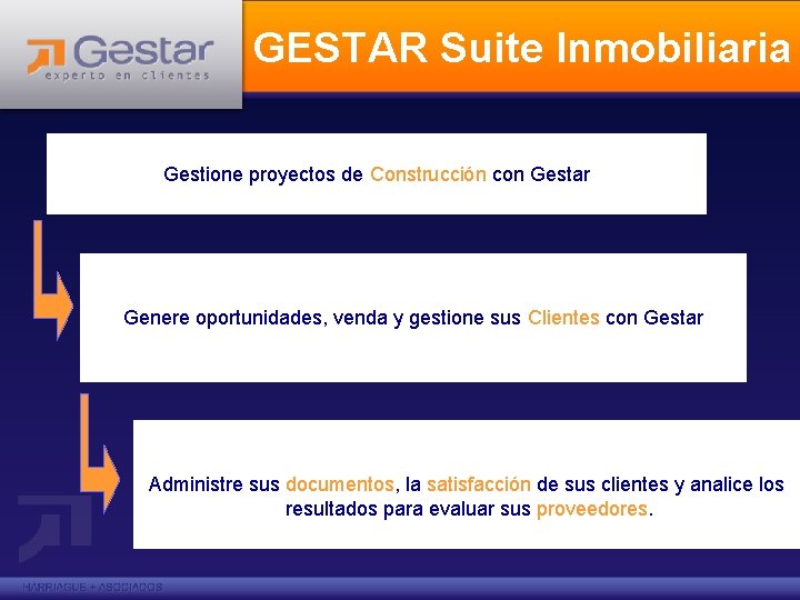 GESTAR Suite Inmobiliaria Proyectos Proyecto de Construcc. Ión Gestione proyectos de Construcción con Gestar