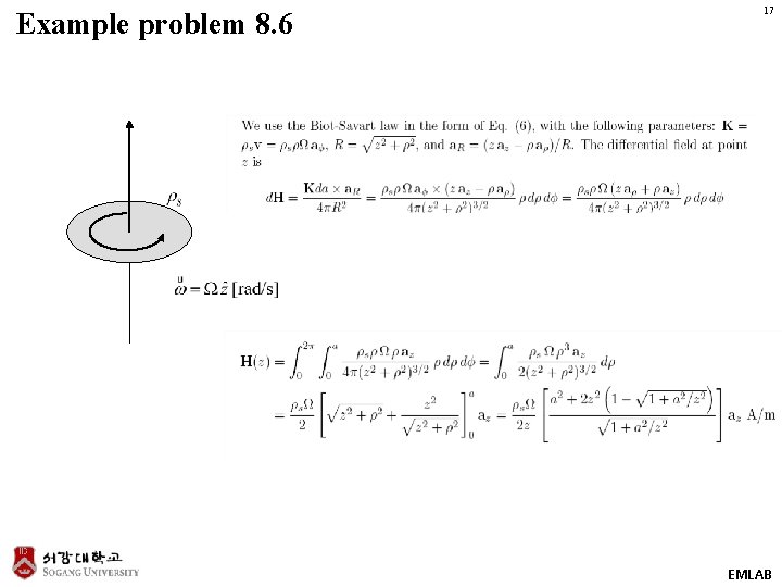 Example problem 8. 6 17 EMLAB 
