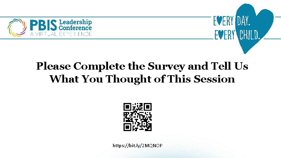 Please Complete the Survey and Tell Us What You Thought of This Session https: