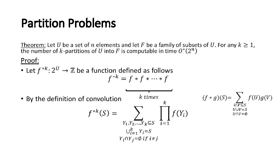 Partition Problems • 