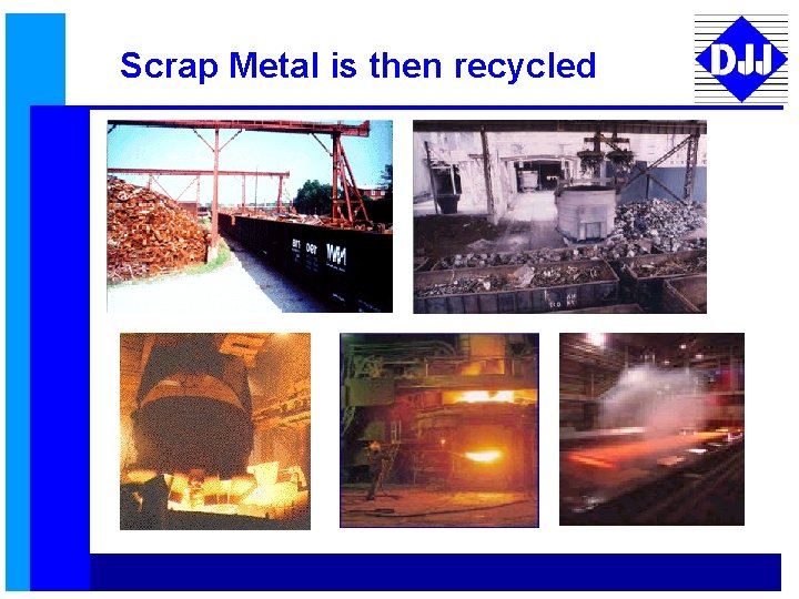 Scrap Metal is then recycled 