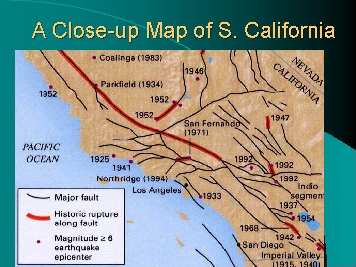 A Close-up Map of S. California 