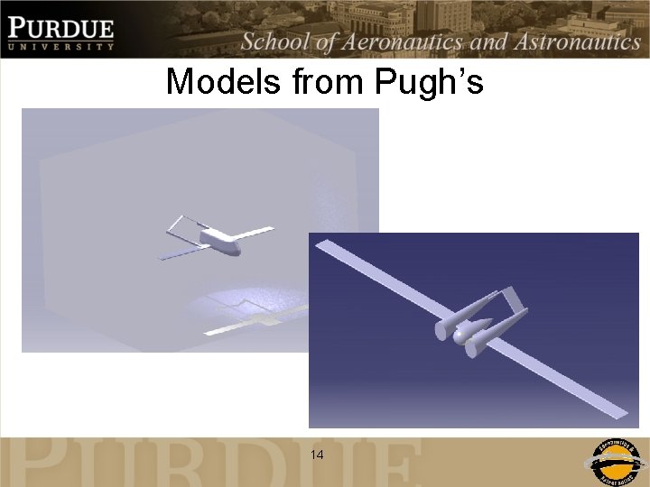 Models from Pugh’s 14 