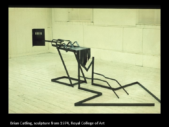Brian Catling, sculpture from 1974, Royal College of Art 