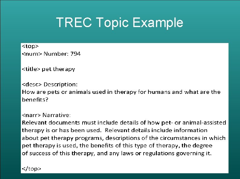 TREC Topic Example 