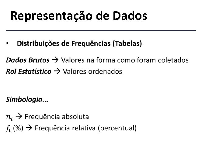 Representação de Dados 