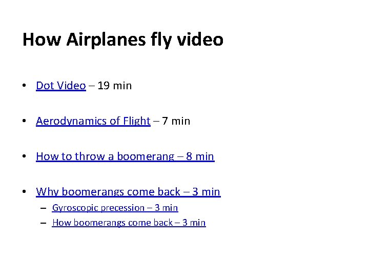 How Airplanes fly video • Dot Video – 19 min • Aerodynamics of Flight