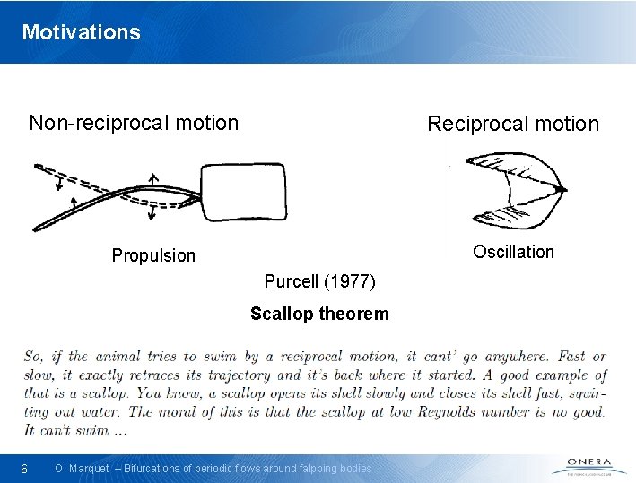 Bifurcations of periodic flows around flapping bodies Olivier