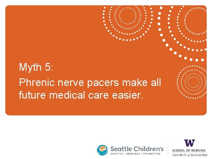 Myth 5: Phrenic nerve pacers make all future medical care easier. 