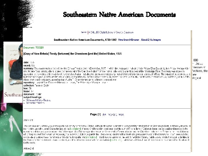 Southeastern Native American Documents 