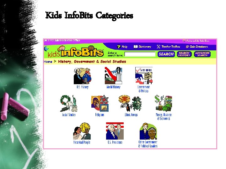 Kids Info. Bits Categories 