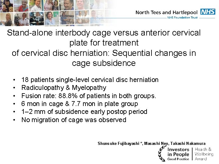 Stand-alone interbody cage versus anterior cervical plate for treatment of cervical disc herniation: Sequential