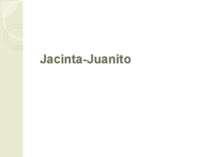 Jacinta-Juanito 