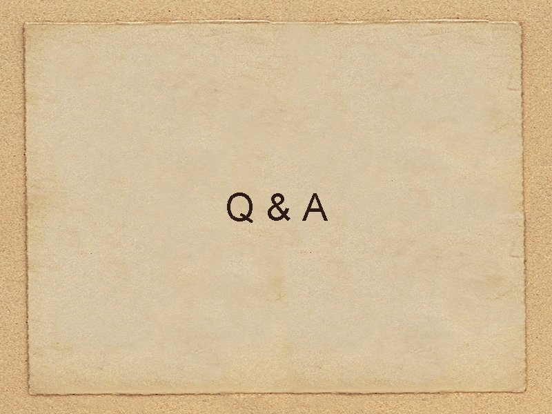 Q&A 