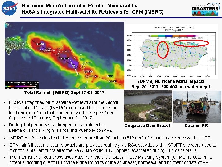 Hurricane Maria's Torrential Rainfall Measured by NASA's Integrated Multi-satellite Retrievals for GPM (IMERG) (GFMS)