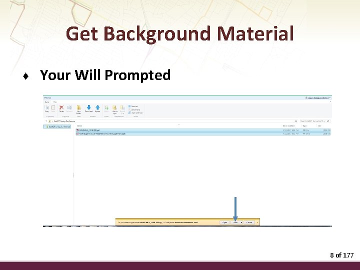 Get Background Material ♦ Your Will Prompted 8 of 177 