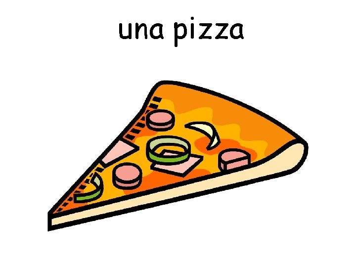 una pizza 