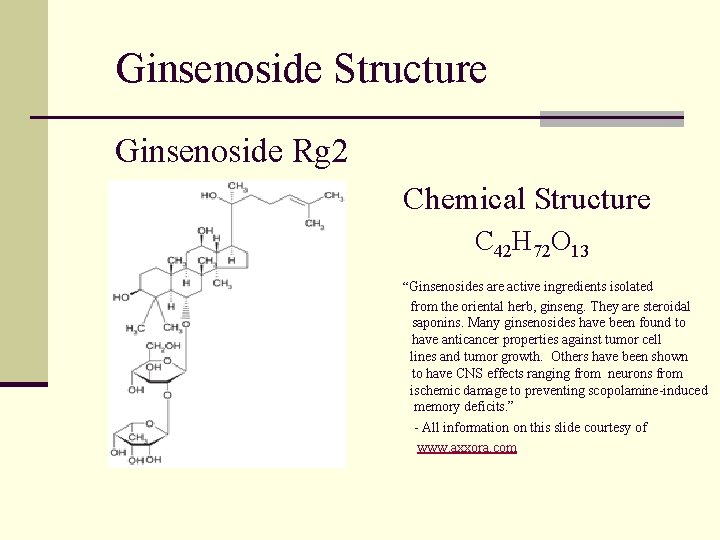 Ginsenoside Structure Ginsenoside Rg 2 Chemical Structure C 42 H 72 O 13 “Ginsenosides