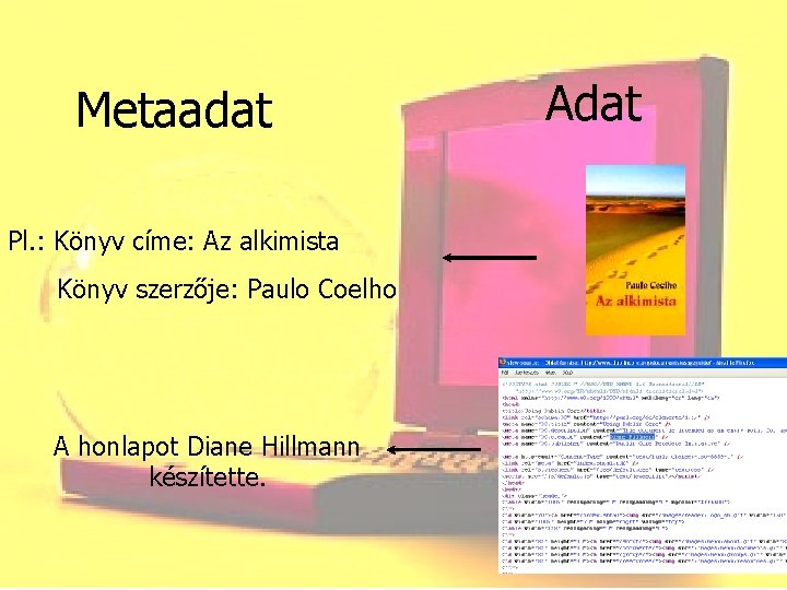 Metaadat Pl. : Könyv címe: Az alkimista Könyv szerzője: Paulo Coelho A honlapot Diane