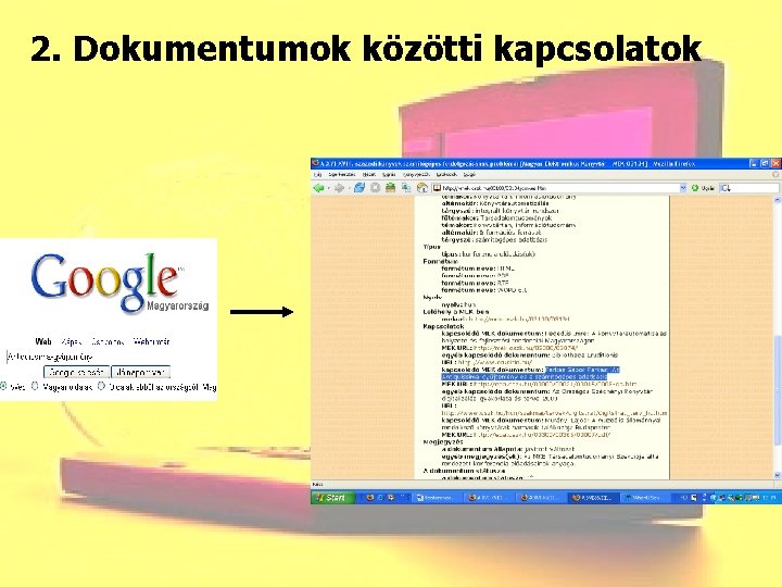 2. Dokumentumok közötti kapcsolatok 