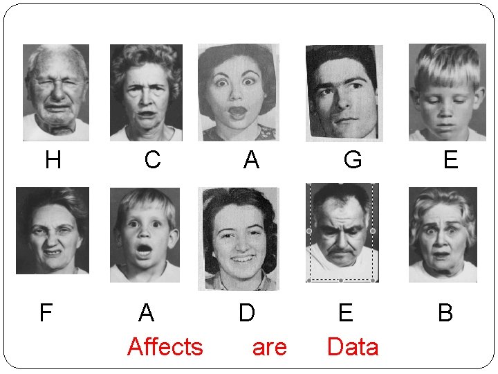 H F C A A D Affects are G E E Data B 