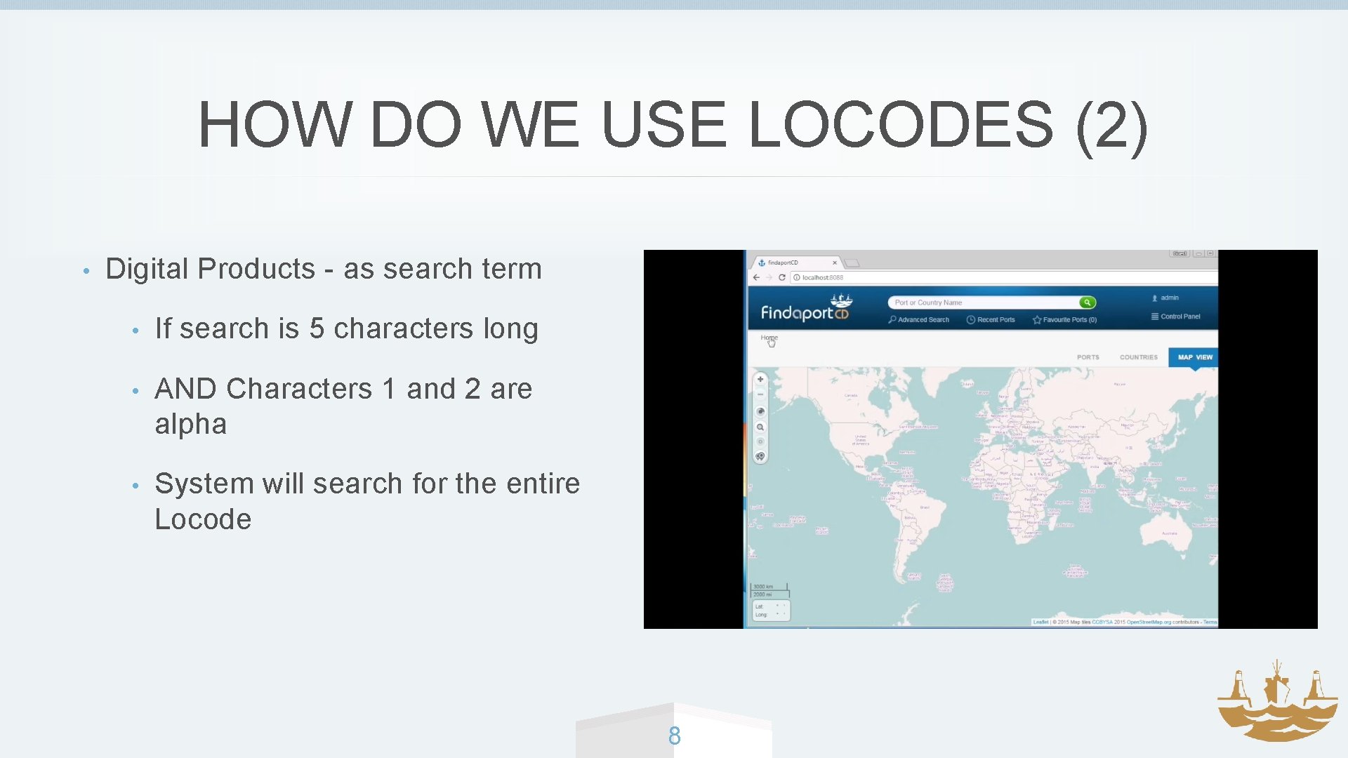 HOW DO WE USE LOCODES (2) • Digital Products - as search term •