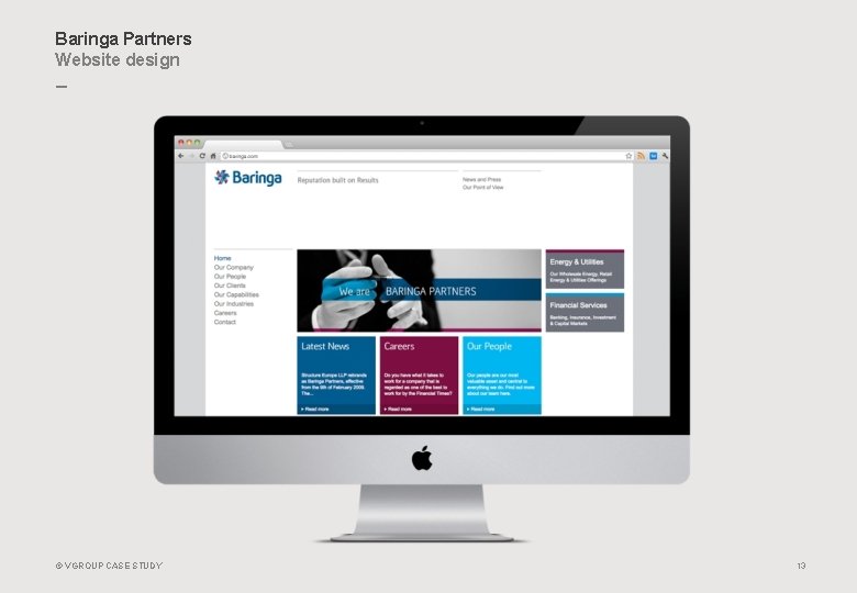 Baringa Partners Website design _ © VGROUP CASE STUDY 13 