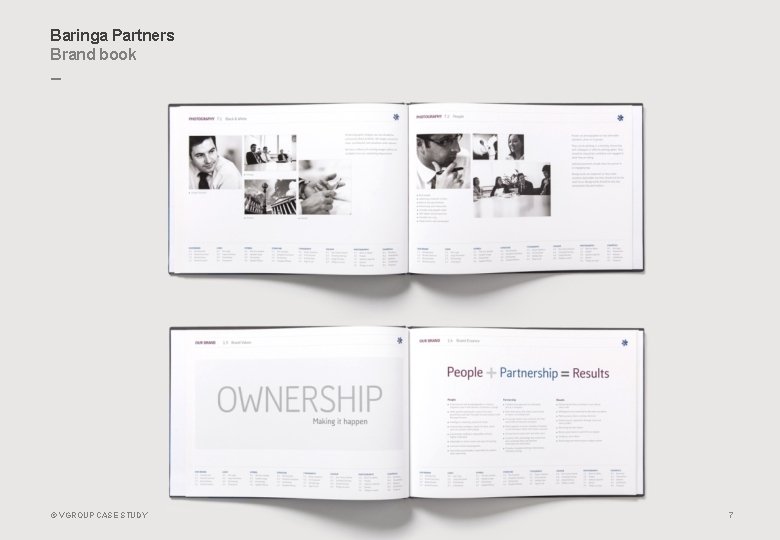 Baringa Partners Brand book _ © VGROUP CASE STUDY 7 