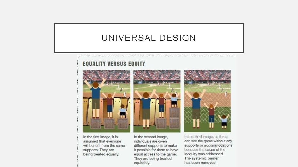 UNIVERSAL DESIGN 