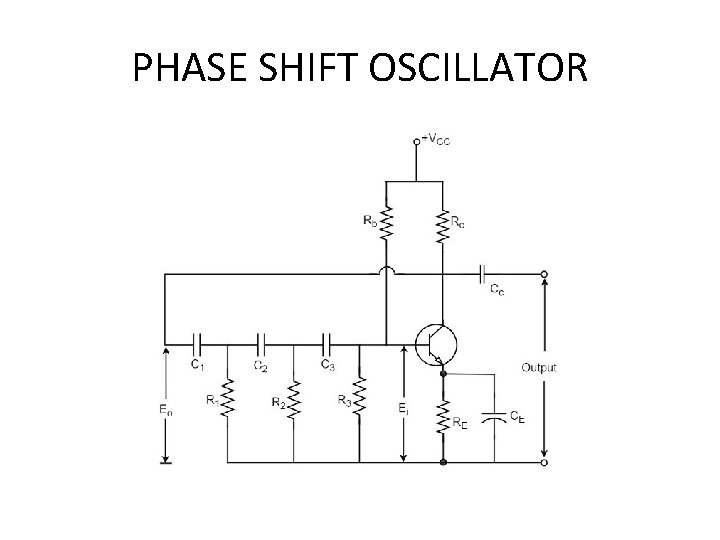 PHASE SHIFT OSCILLATOR 