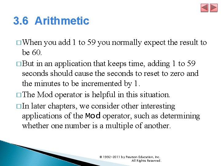 3. 6 Arithmetic � When you add 1 to 59 you normally expect the 3. 6 Arithmetic � When you add 1 to 59 you normally expect the