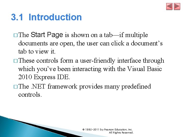 3. 1 Introduction Page is shown on a tab—if multiple documents are open, the 3. 1 Introduction Page is shown on a tab—if multiple documents are open, the