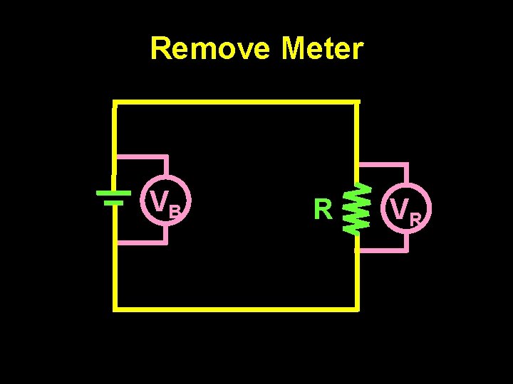 Remove Meter VB R VR 