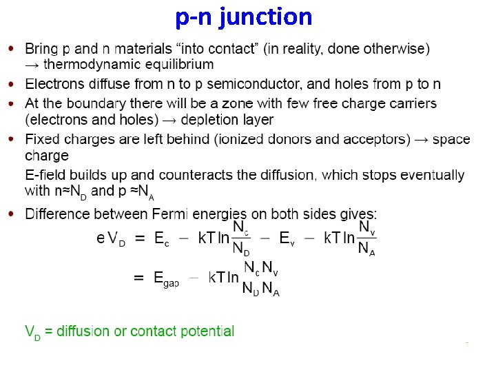 p-n junction 