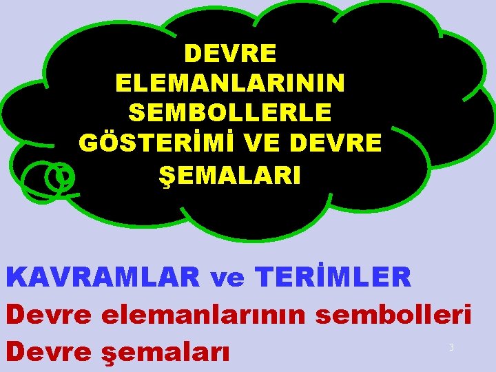 DEVRE ELEMANLARININ SEMBOLLERLE GÖSTERİMİ VE DEVRE ŞEMALARI KAVRAMLAR ve TERİMLER Devre elemanlarının sembolleri Devre