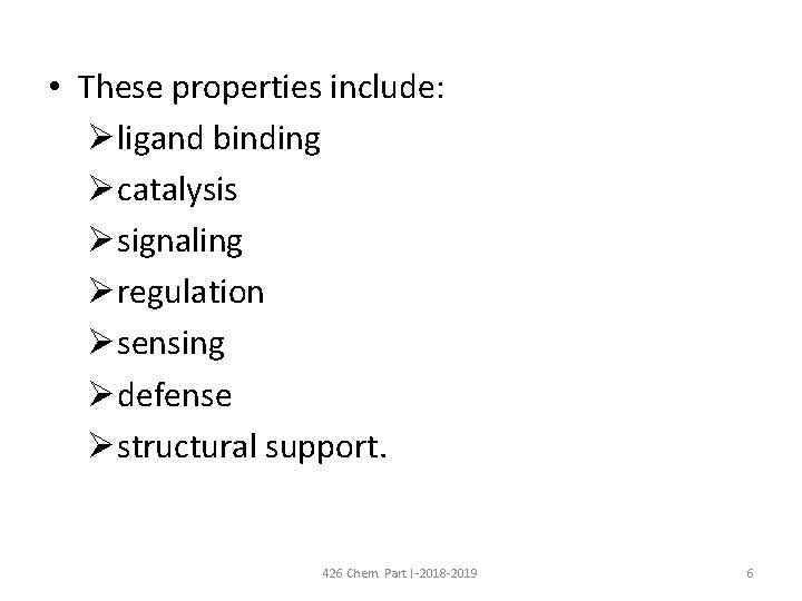 426 Chem Bioinorganic Chemistry Part I Overview M