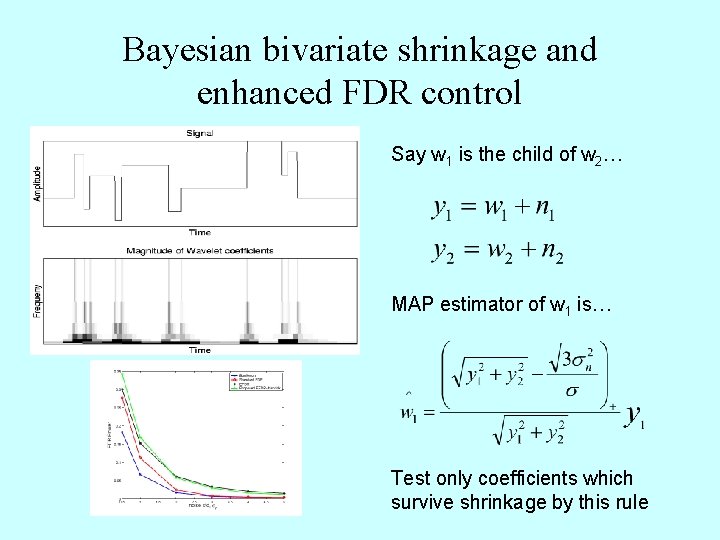 Bayesian bivariate shrinkage and enhanced FDR control Say w 1 is the child of