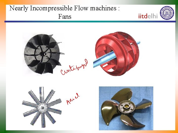 Nearly Incompressible Flow machines : Fans 