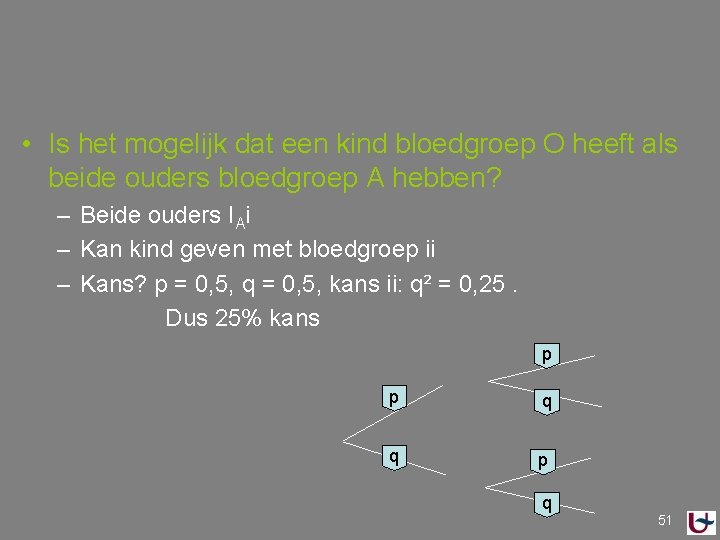  • Is het mogelijk dat een kind bloedgroep O heeft als beide ouders