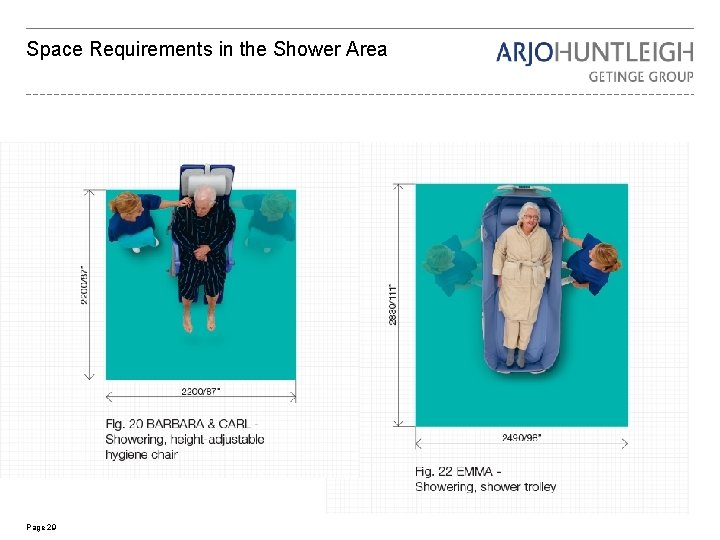 Space Requirements in the Shower Area Page 29 